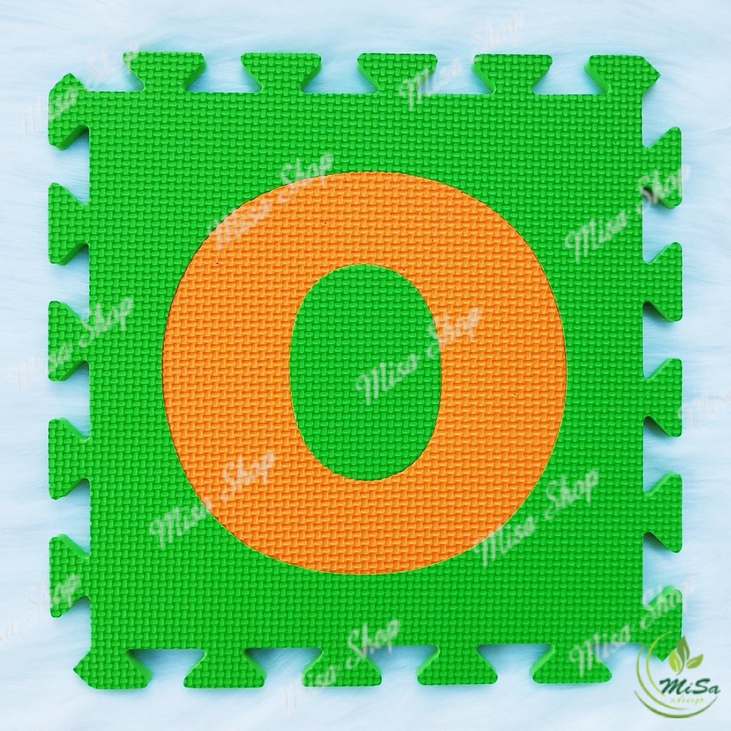 36 tấm xốp lót sàn hình chữ cái và số đếm cho bé vui chơi, kích thước 30x30 cm/ tấm