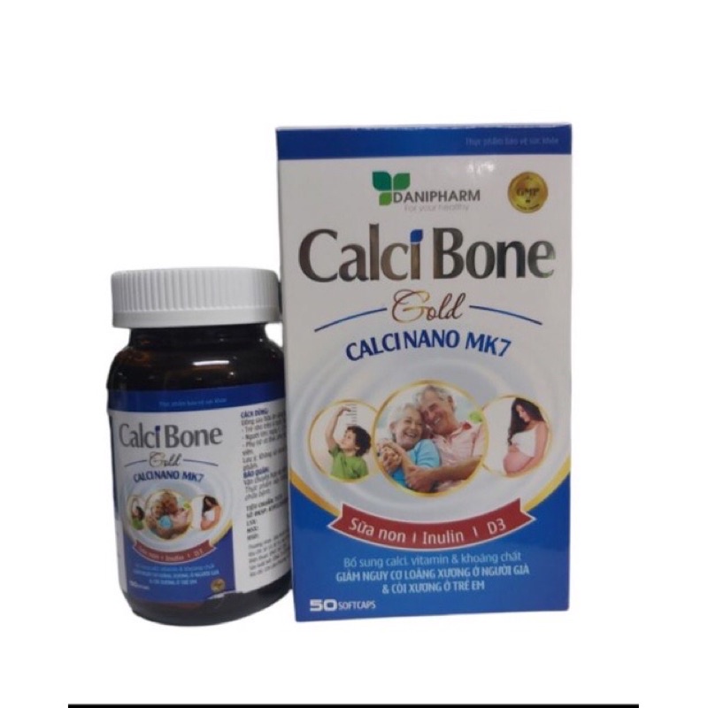 Calci Bone bổ sung calci và D3 hỗ trợ sự phát triển của xương