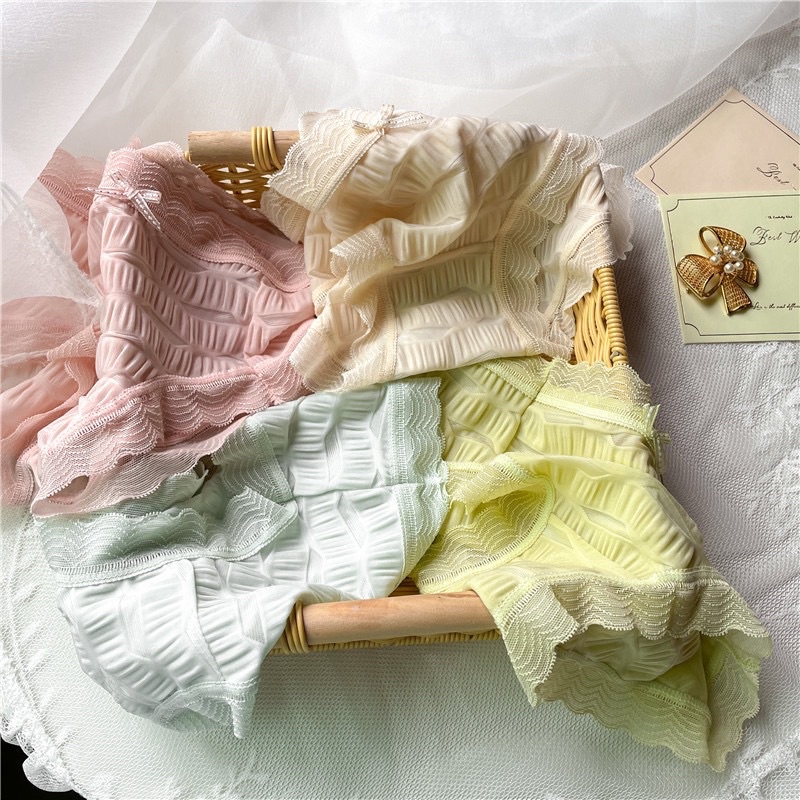Quần Lót Nữ ❤️ Quần Lót Đúc Su Nhún 2 Lớp Siêu Mềm Mịn Thông Hơi Thoáng Khí 676