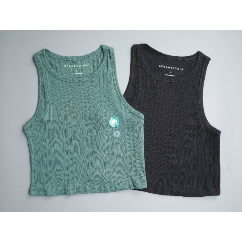 Áo sát nách dáng Crop top nữ AE