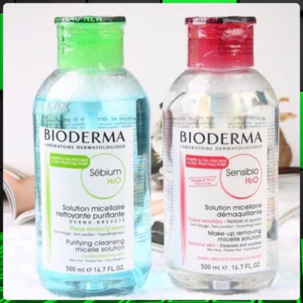 FREESHIP TOÀN QUỐC - Tẩy Trang Bioderma Senbio  Créaline 500ml chính hãng (Nắp Nhấn-Nắp Bật) ⓨⓞ | BigBuy360 - bigbuy360.vn