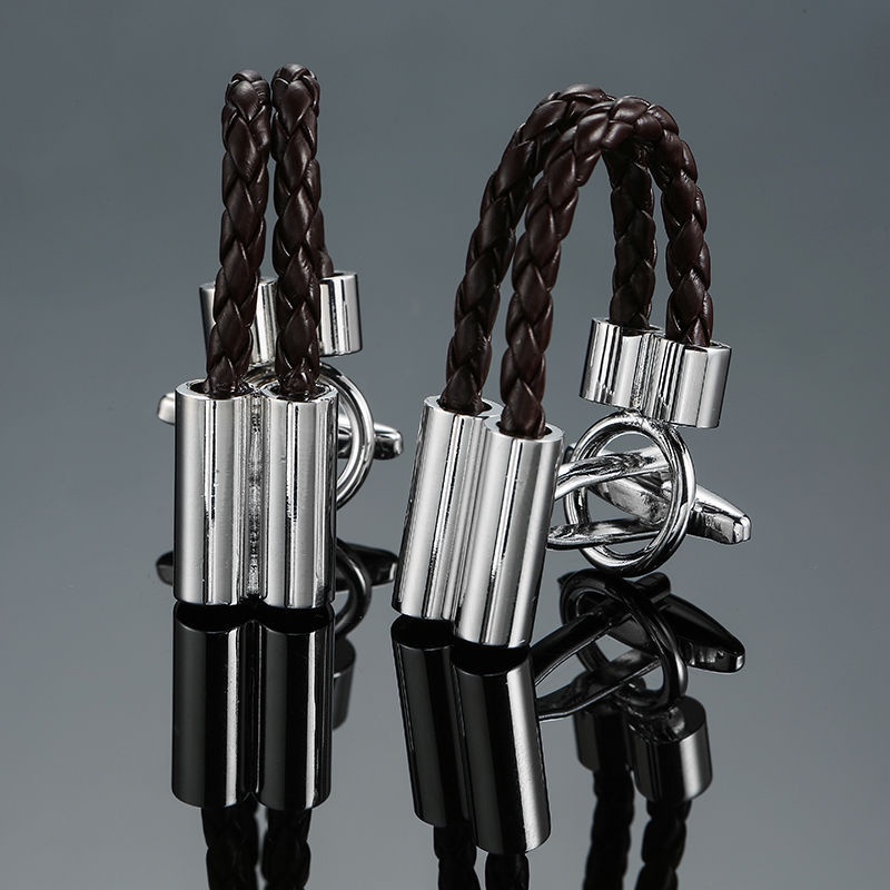 Khuy Măng Sét Màu Vàng / Bạc Hình Mỏ Neo Thời Trang Cho Nam