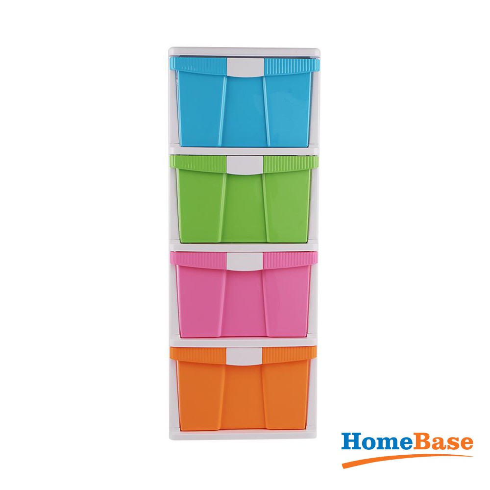 HomeBase STACKO Tủ nhựa đa năng 4 tầng Thái Lan W40xD50xH103cm