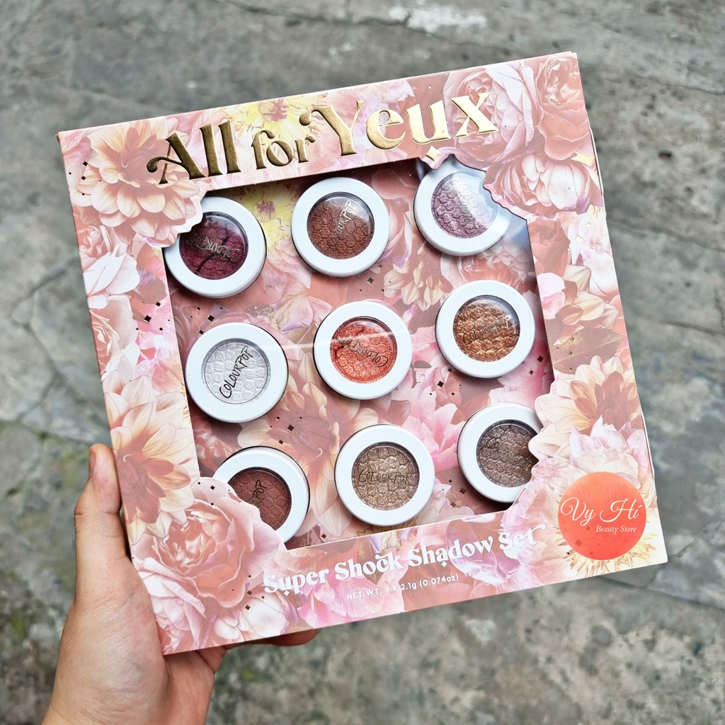 Set phấn mắt Colourpop Super Shock All for yeux 9 ô