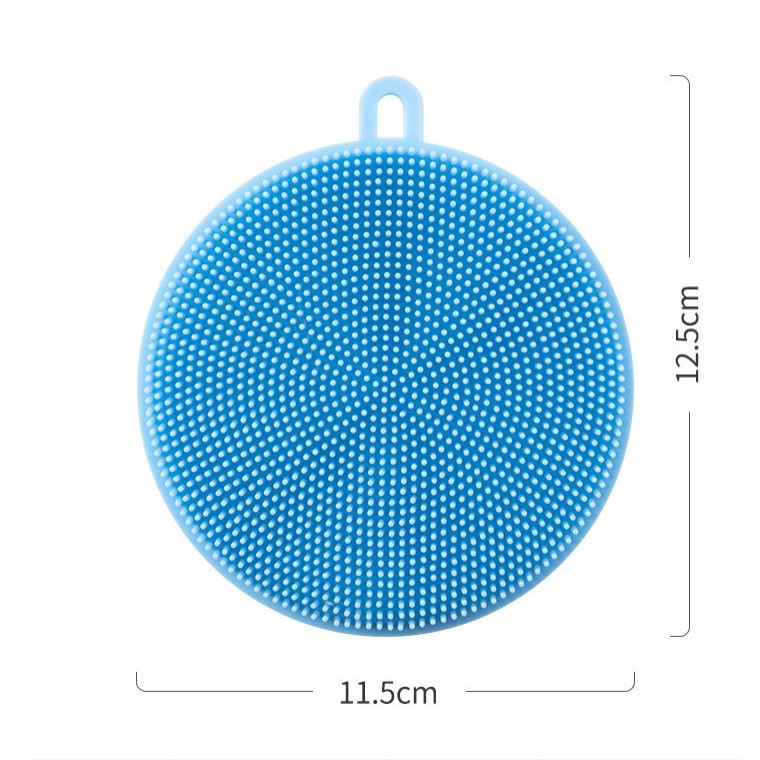 Miếng Rửa bát Bát Silicon Có Quai Treo Tiện Lợi Tiện Dụng
