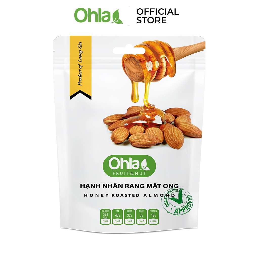 Hạnh nhân rang mật ong Ohla - Gói 150g