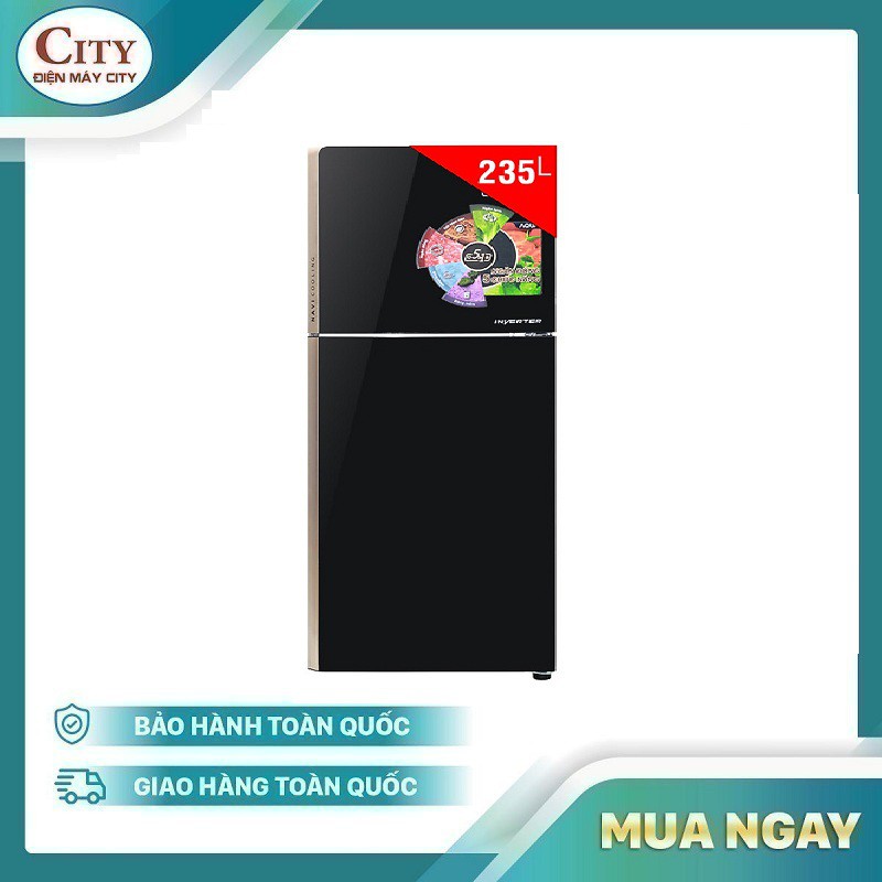 MIỄN PHÍ VẬN CHUYÊN - Tủ lạnh Aqua Inveter 235 lít AQR-IG248EN - IG248EN - Hàng chính hãng