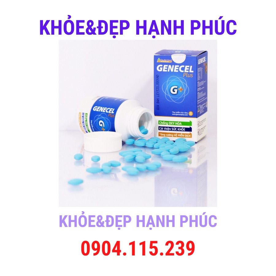 Genecel plus tăng cường và kích thích hệ miễn dịch – 60 viên/lọ