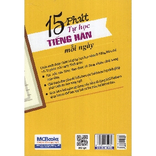 Sách 15 Phút Tự Học Tiếng Hàn Mỗi Ngày