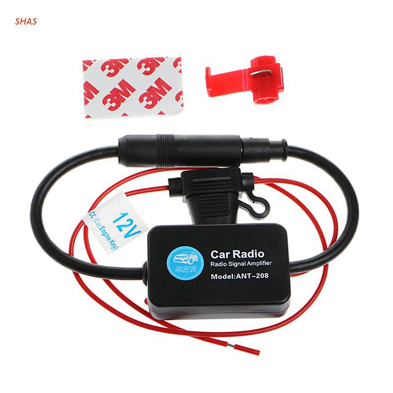 Ăng Ten Khuếch Đại Tín Hiệu 12v 25db Ant-208 Cho Xe Hơi