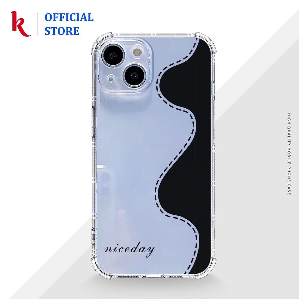 Ốp lưng iphone Nice day viền vuông chống sốc case 14plus 14 pro max 13 12 promax 11 mini 6 6s 7 8 plus x xr xs Se