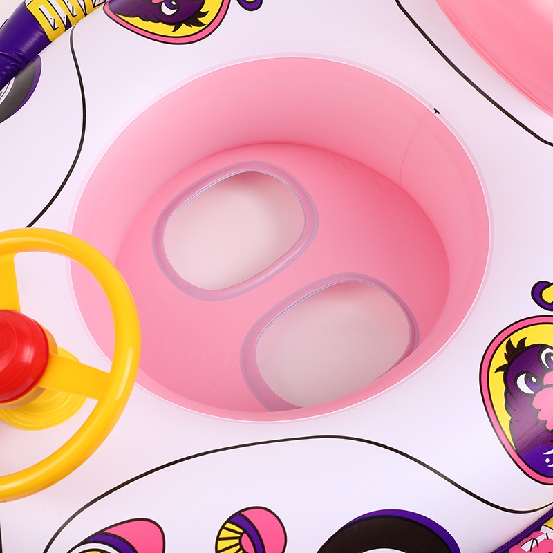 Phao Bơi Bơm Hơi Hình Xe Hơi Hoạt Hình Đáng Yêu Cho Trẻ Em