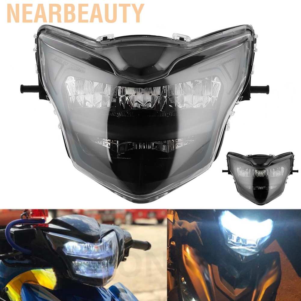 🌹Hàng Sẵn Nearbeauty Đèn pha xe máy 12V siêu sáng chất lượng cao cho Yamaha Lc135 V2 V6 Đèn pha LED CHO Yamaha Cụm đèn pha LED sửa đổi trên xe máy