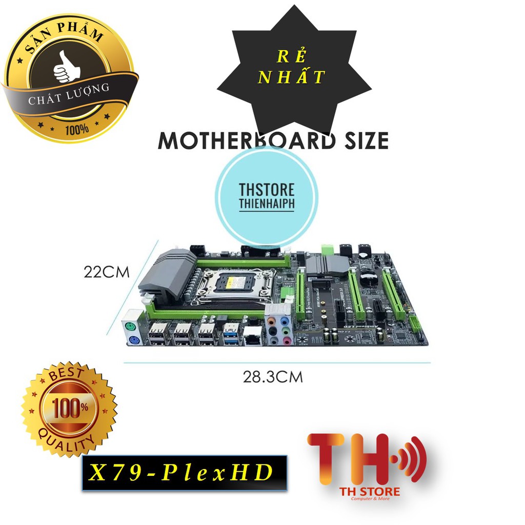 [RẺ NHẤT SHOPEE] Main X79 socket 2011 cho Cpu i7 - E5 v1 + v2