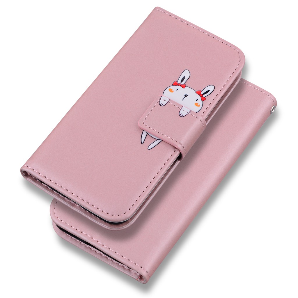 Ốp Điện Thoại Da PU Viền TPU Dẻo Nắp Gập Từ Tính Kèm Ngăn Đựng Thẻ Cho iPhone 13 12 iPhone 11 Pro Max iPhone 13 12 mini
