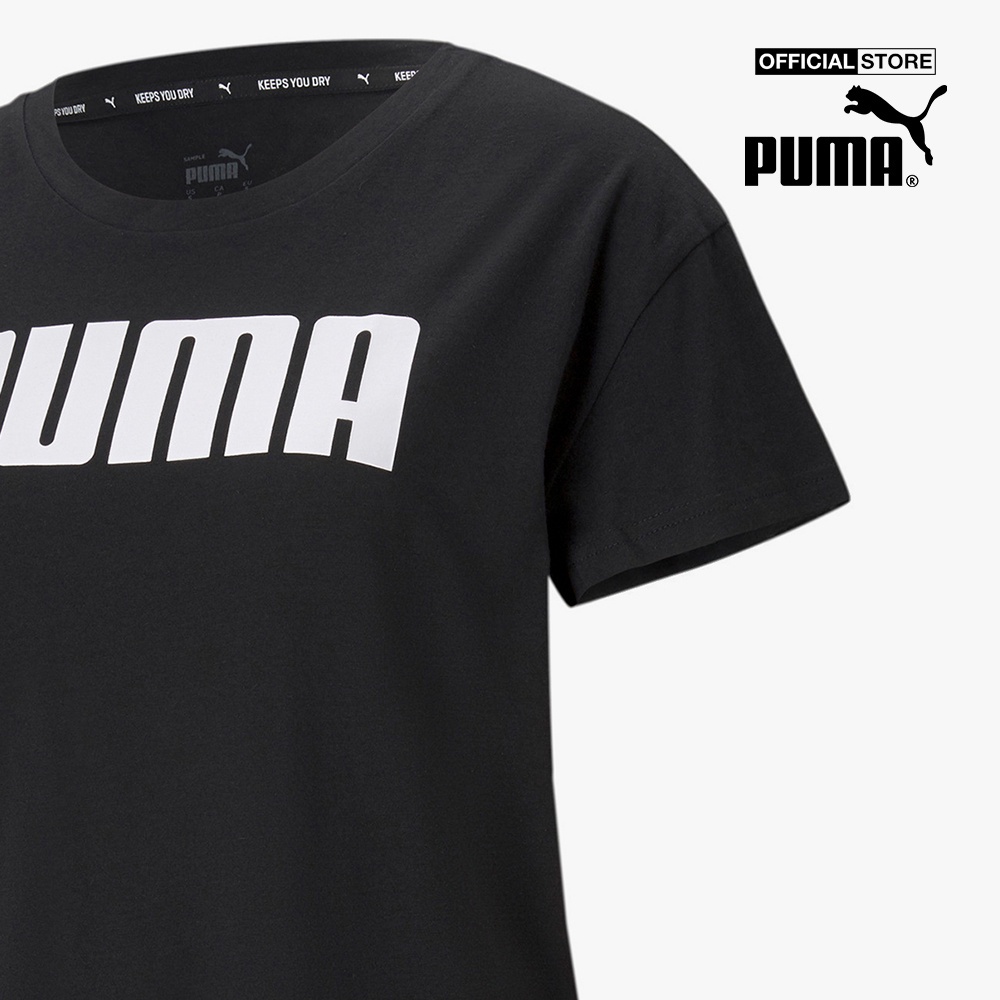 PUMA - Áo thun nữ tay ngắn RTG Logo 586454-01