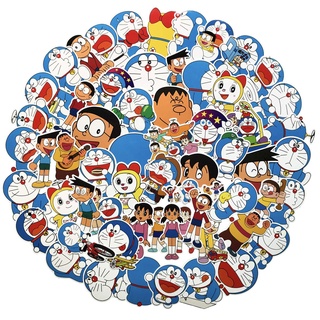 Combo hình dán trang trí chủ đề Doraemon - mèo máy dễ thương Doremon Sticker
