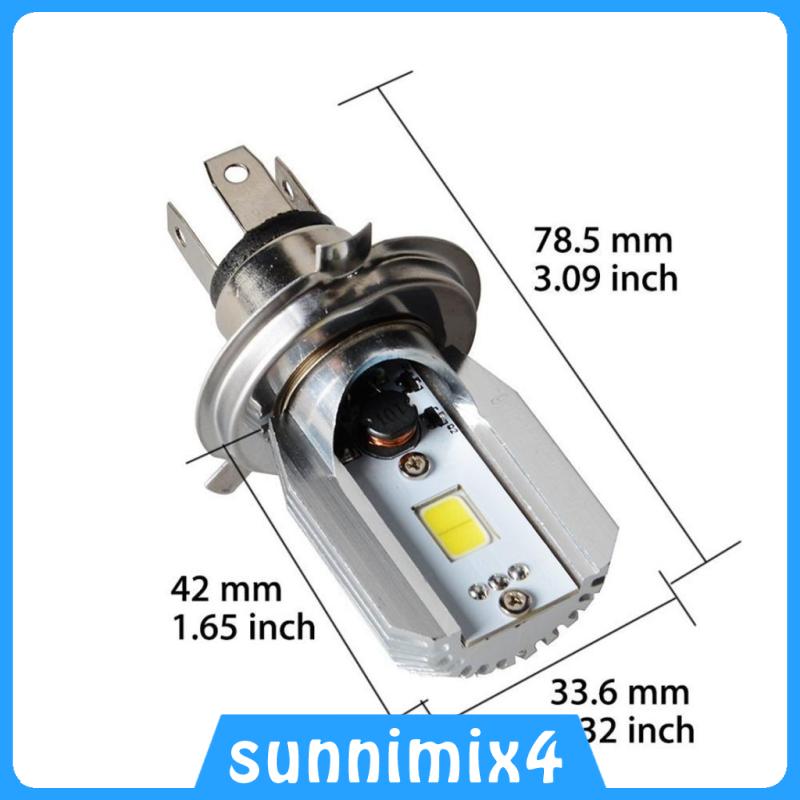 [H₂Sports&Fitness]20W COB LED Hi/Lo Beam Motorcycle Head Light Front Headlight Bulb Lamp H4