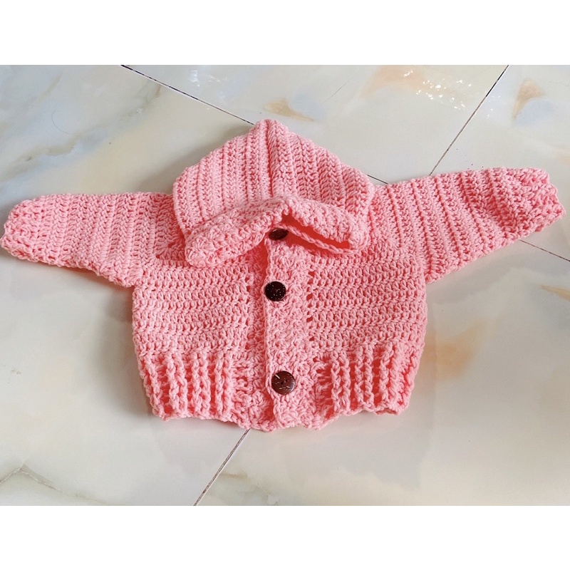 Áo khoát len HandMade cho bé gái