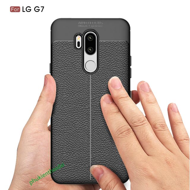 Ốp lưng LG G7 ThinQ chống sốc vân da hiệu Auto Focus siêu bền