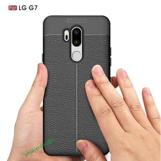 Ốp lưng LG G7 ThinQ chống sốc vân da hiệu Auto Focus siêu bền