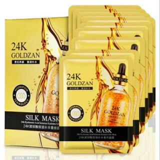 Hộp 10 miếng mặt nạ vàng 24k dưỡng ẩm da - nội địa trung