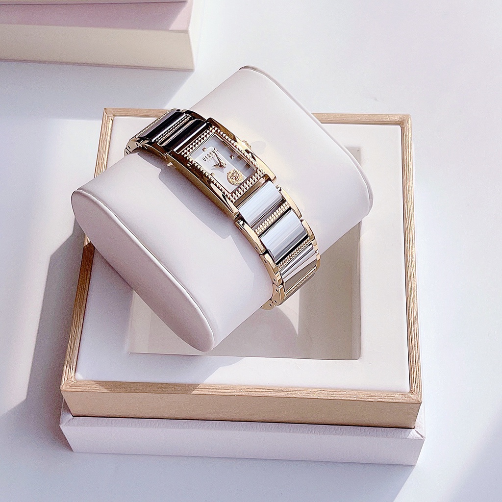 Đồng hồ nữ Versus by Versace Laurel Canyon White Dial Bracelet Two Tone Ladies Watch chính hãng