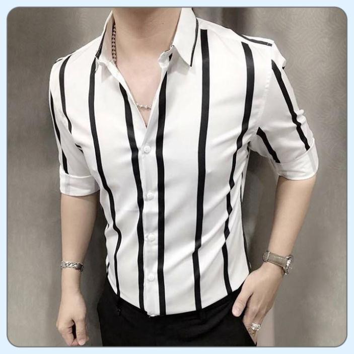[ĐƯỢC XEM HÀNG]Áo sơ mi nam - Áo sơ mi kẻ cao cấp - Dáng trẻ, tôn dáng, đóng gói gấp hộp đẹp, chất lụa mềm mịn, ít nhăn | BigBuy360 - bigbuy360.vn