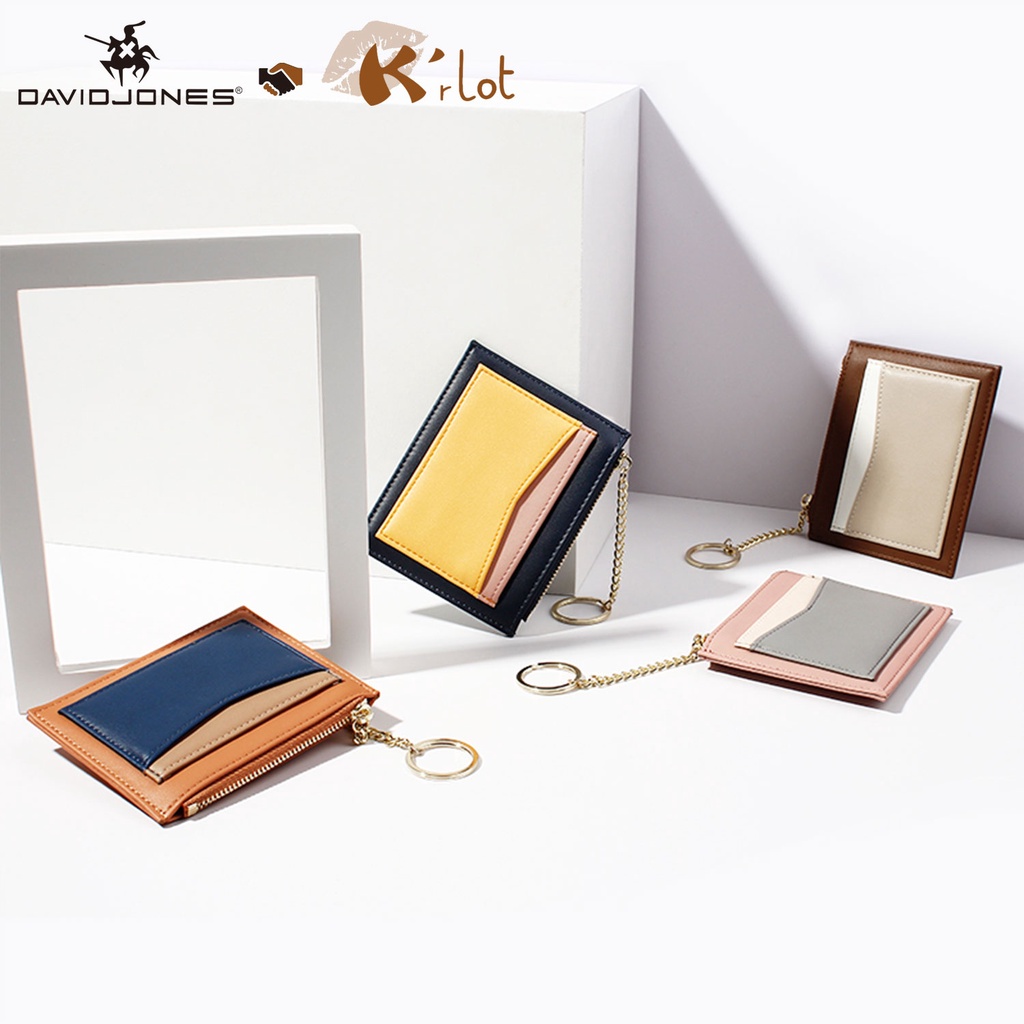 Ví Nhỏ Đựng Thẻ Kèm Móc Khóa In Hình David Jones Sub K 'Rlot Cho Nữ