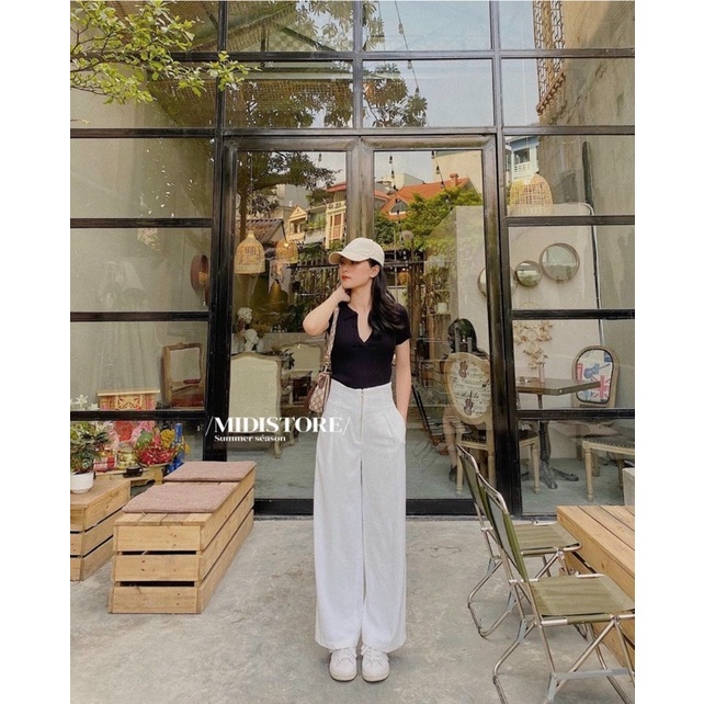 ÁO TĂM KIỂU CỔ ĐỨC V MS10010