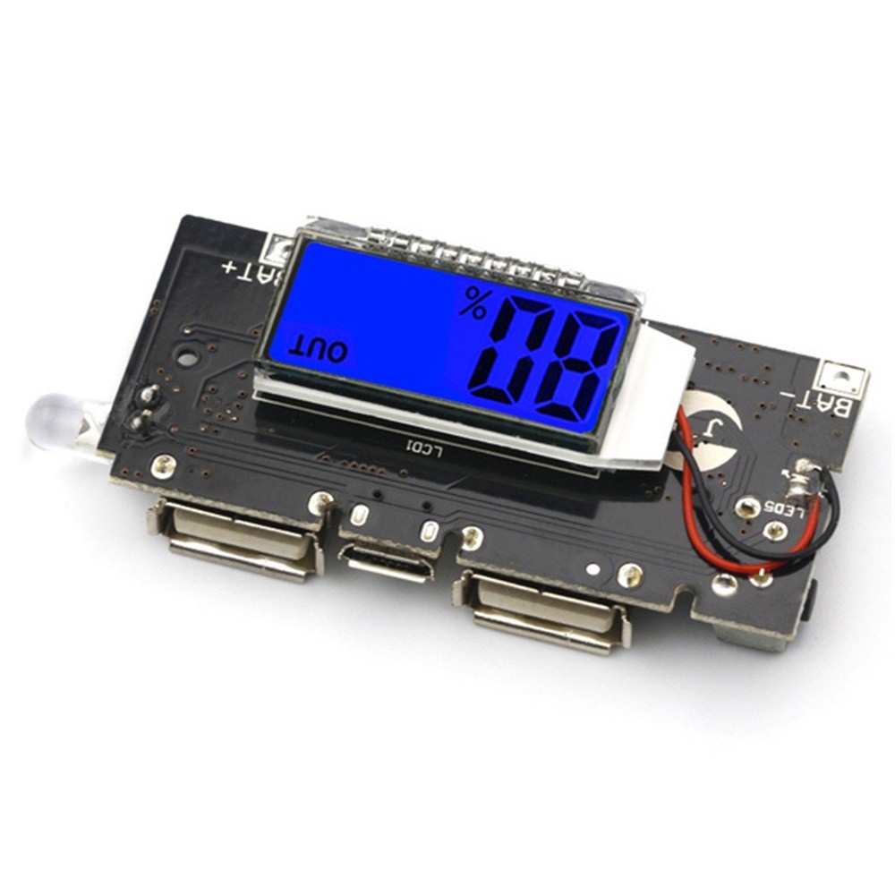 Mô Đun Bo Mạch Chủ Pcba Hai Cổng Usb 18650 5v 1a 2.1a