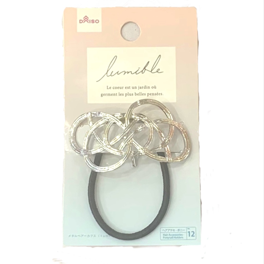 Daiso Cột Tóc Kim Loại Mizuhiki