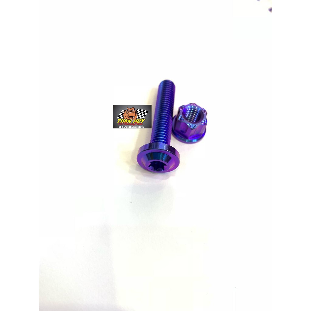 Ốc treo pô Titan Gr5 gắn xe Sonic , Raider , Winner , Ex 150 , Ex 11 , Wave , Dream