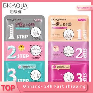 Giá sỉ Lột Mụn Đầu Đen, Lột Mụn Mũi 3 Bước Bioaqua