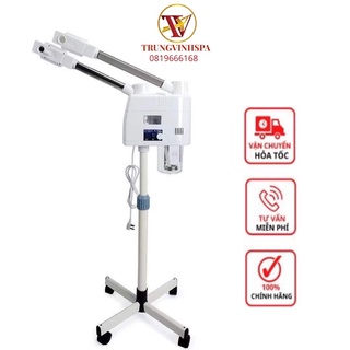 Máy xông hơi mặt 2 cần nóng lạnh, Máy xông mặt, Bảo hành 12 tháng