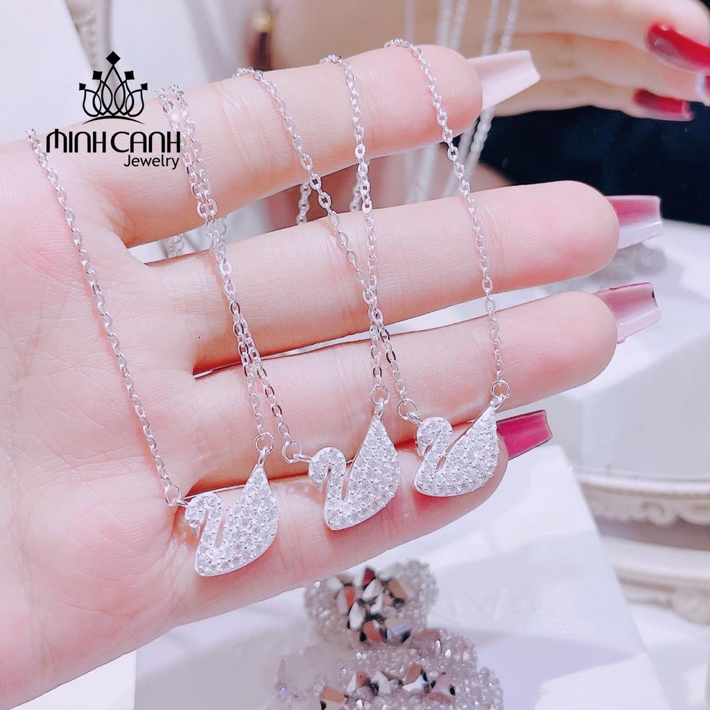Vòng Cổ Bạc Thiên Nga Đính Đá Minh Canh Jewelry