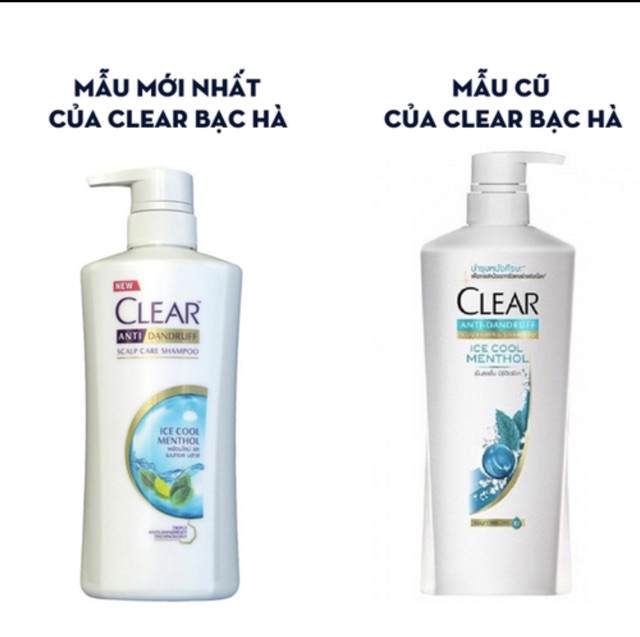 Dầu gội - dầu gội đầu Clear ( Mã SP : 2 CHAI CLEAR BẠC HÀ )