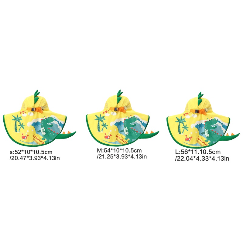 Mũ Tai Bèo Vành Rộng Chống Tia UV In Họa Tiết Hoạt Hình Dễ Thương Thời Trang Mùa Hè Cho Bé