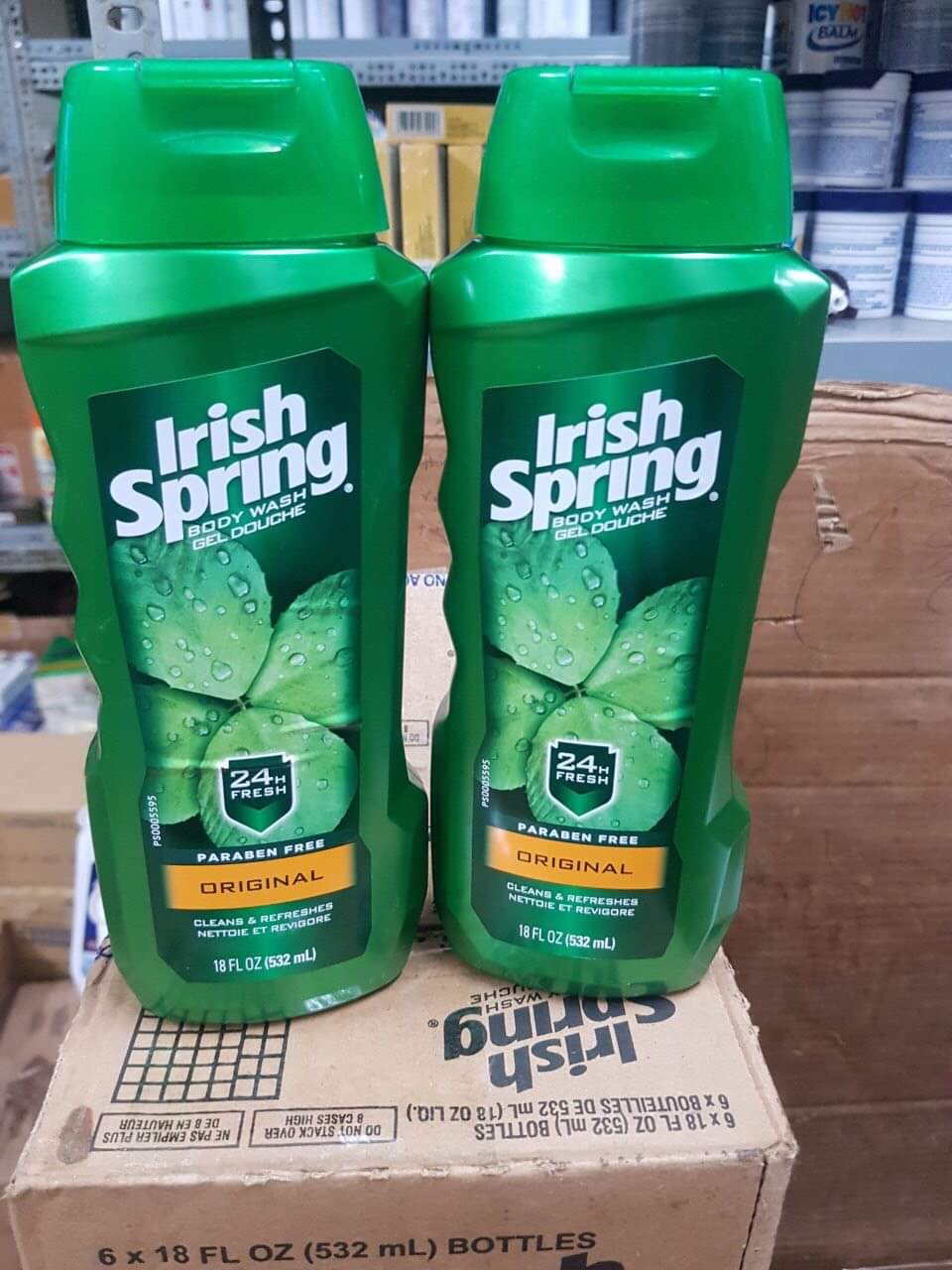 Sữa tắm cho nam Irish Spring Original Body Wash 532ml