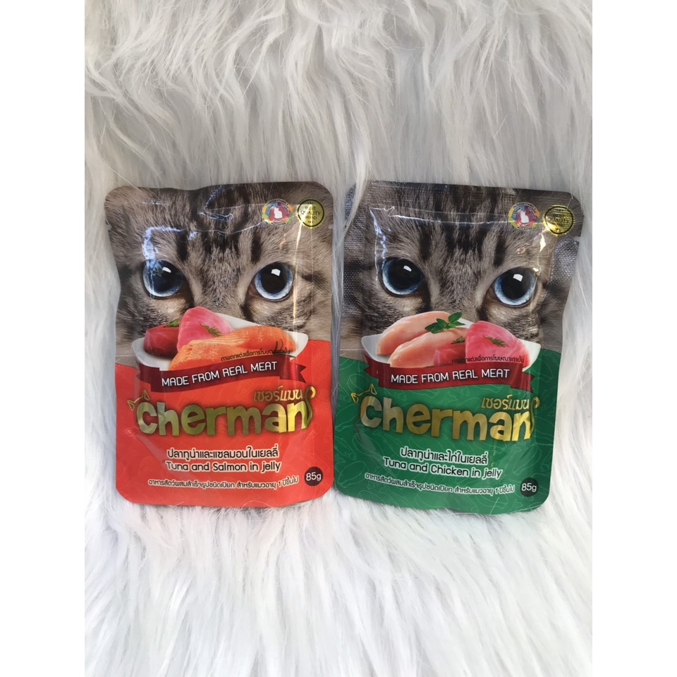 Pate cho mèo Cherman gói 85gr