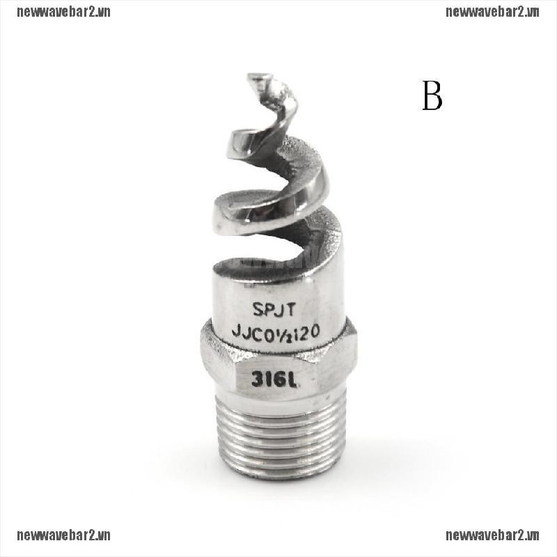 Vòi Phun Sương 2 Nắp 1 / 4 &quot;1 / 2&quot; Bằng Thép Không Gỉ