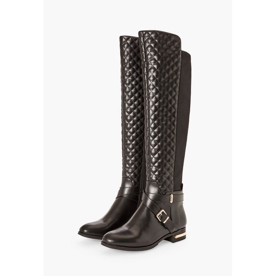 Giày bốt nữ dài cao cổ đến đầu gối gót 3cm Justfab xuất Mỹ chuẩn auth - giày bốt đùi cao cổ (ảnh thật của shop)sz37.5