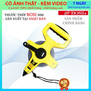 THƯỚC THÉP CUỘN 50M - BOSI | Hàng Nhật