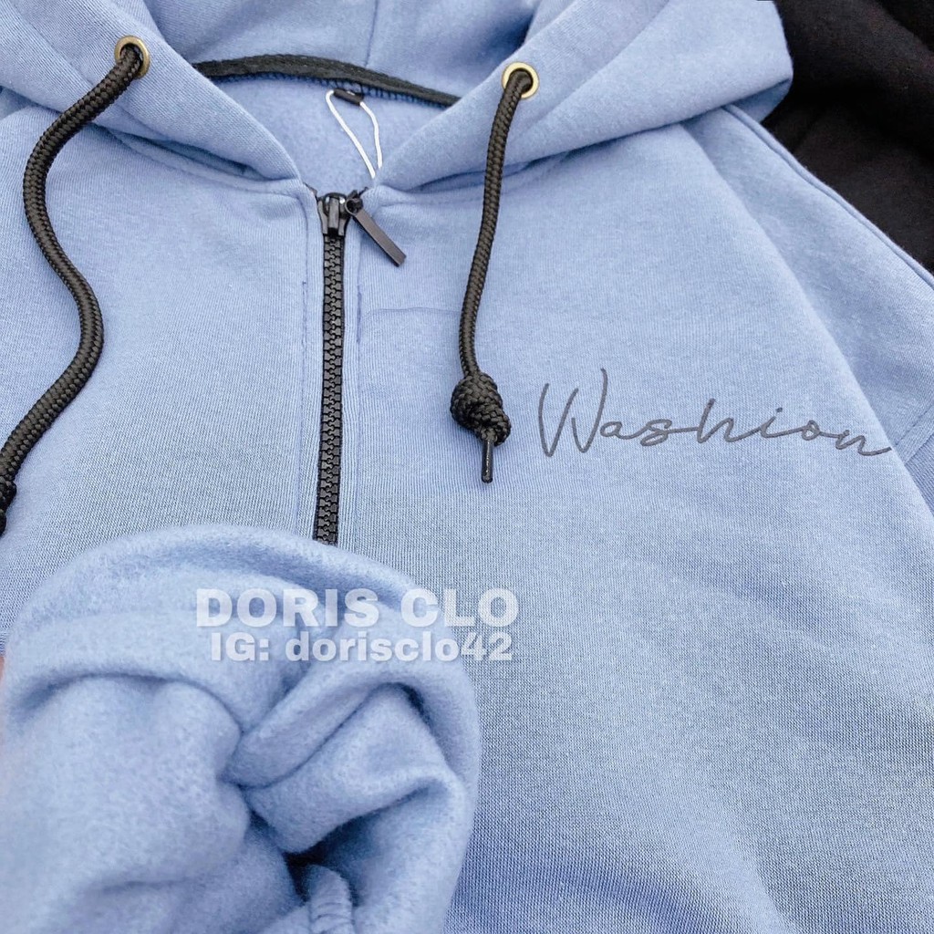 Áo Hoodie kéo khoá Washion | BigBuy360 - bigbuy360.vn