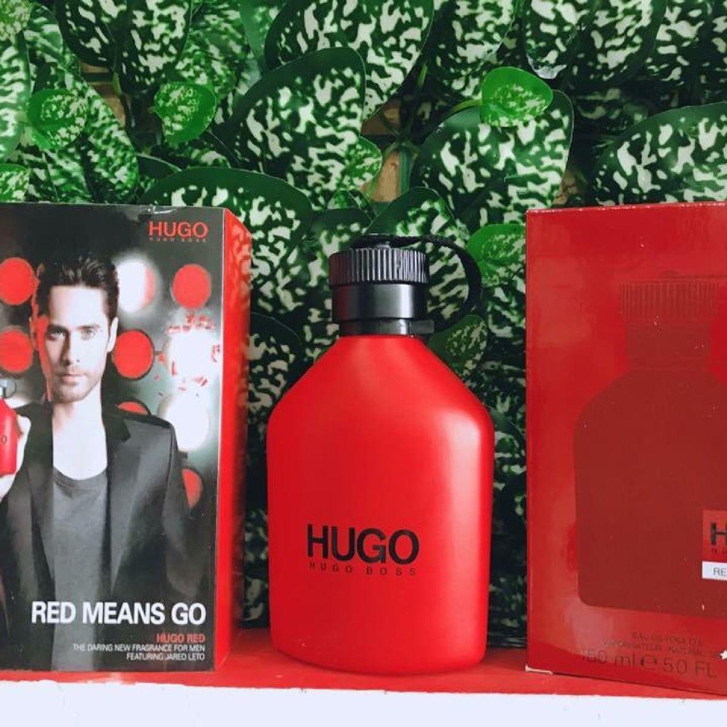 hugo boss red means go