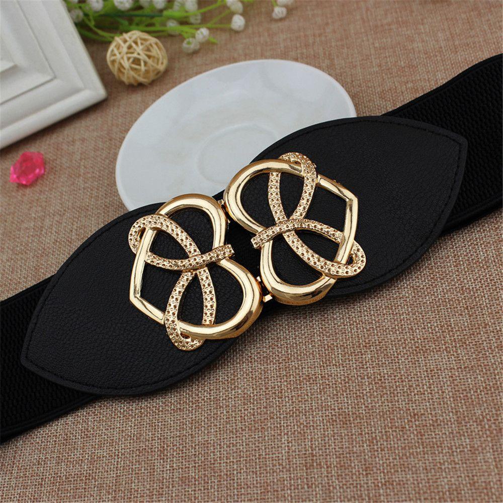 Thắt Lưng Da Bản Rộng Co Giãn Điều Chỉnh Được Thời Trang