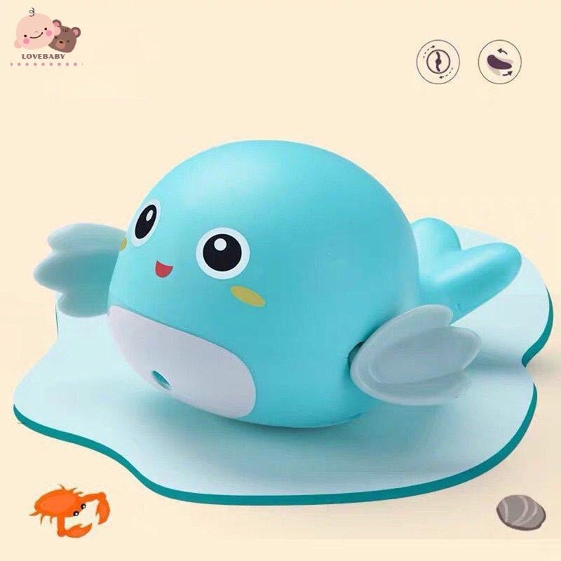 CÁ TẮM CÙNG BÉ - Đồ chơi CÁ HEO NHỎ thả bồn tắm - đồ chơi vặn cót hình cá xinh xắn đáng yêu cho bé