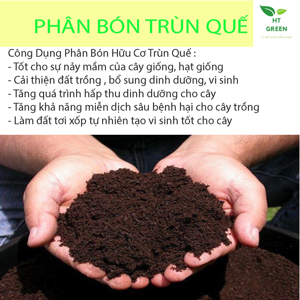 Phân Bón Hữu Cơ Trùn Quế Dạng Bột Cải Thiện Đất Trồng, Bổ Sung Dinh Dưỡng Vi Sinh Cho Cây Rau Củ Quả , Hoa Hồng,Cây Cảnh