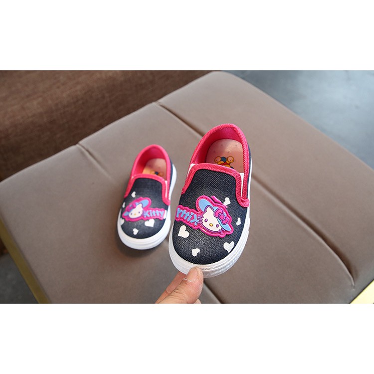 Giày lười Hello Kitty thời trang cho bé gái RS156 (Size 21-26)