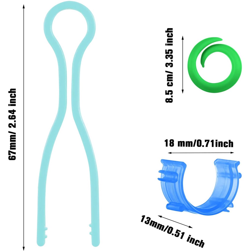 Set 50 Kẹp Quấn Chỉ Nhiều Màu Tiện Lợi